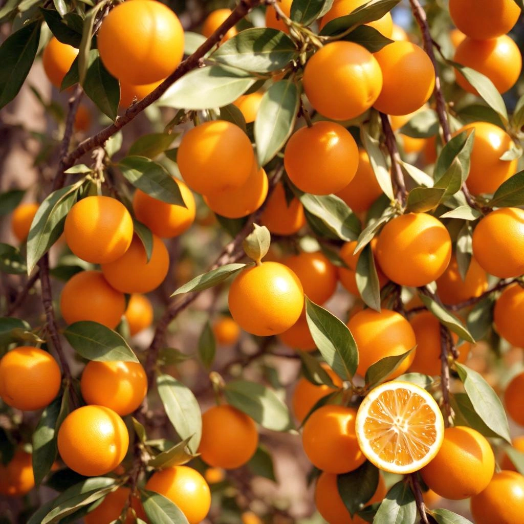 Close-up van citruspectinepoeder, gewonnen uit citrusvruchten zoals sinaasappels, citroenen en grapefruits, met een fijne textuur.